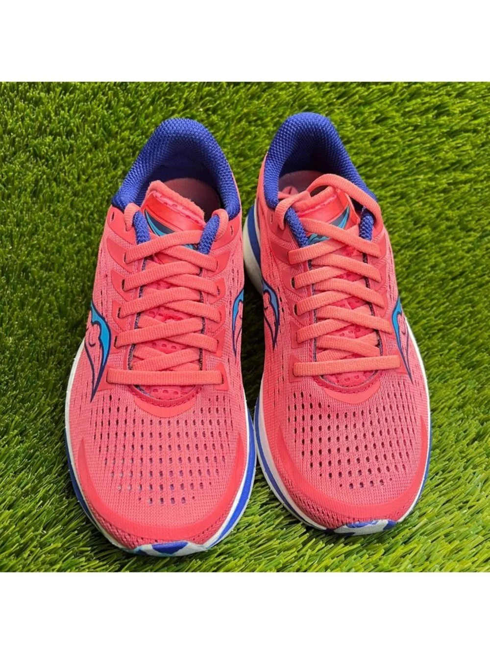 Saucony Endorphin Speed 3 Womens Size 5 Pink Blue White Running Shoes Sneakers